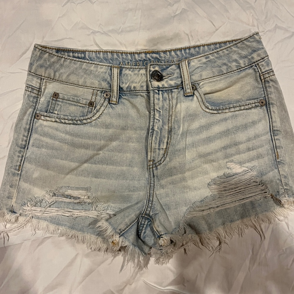 American Eagle Tomboy Shortie Jean Shorts